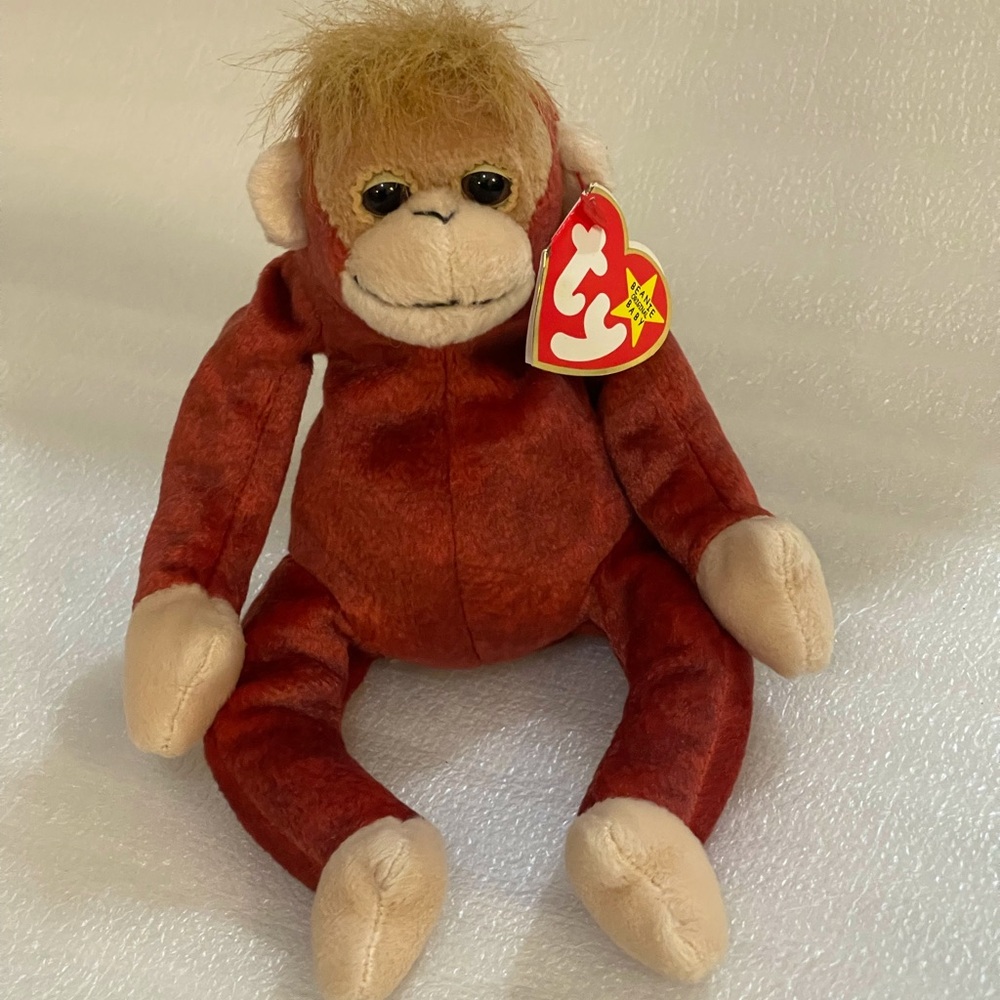 🦧 Ty Original Beanie Baby Schweetheart the Orangutan (1999)
